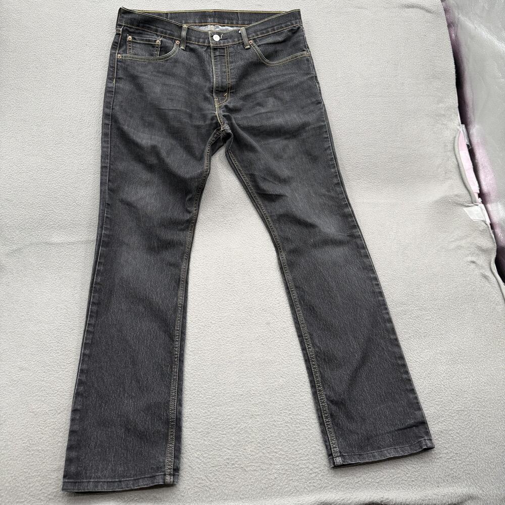 Levis 65504 Jeans Mens 36x34‎ (Measured 35/31) Blue Straight Leg Denim Zip Fly
